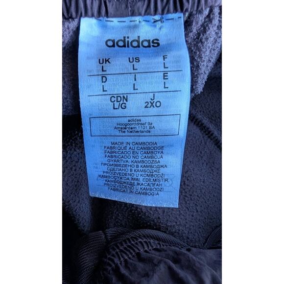 Adidas Mens Favorites Winterized Track Pants Purple Pockets Drawstring M - Picture 5 of 6